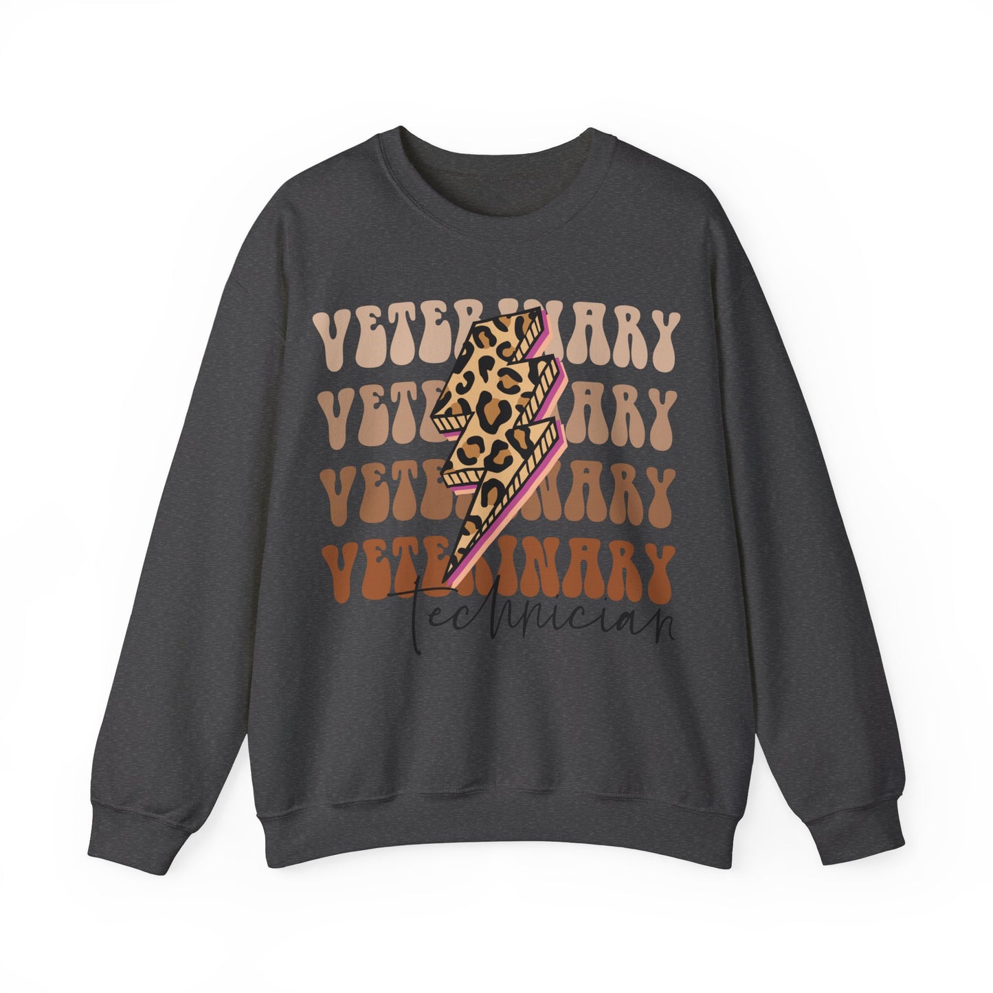 Vet Tech Lighting Bolt Heavy Blend™ Crewneck Sweatshirt