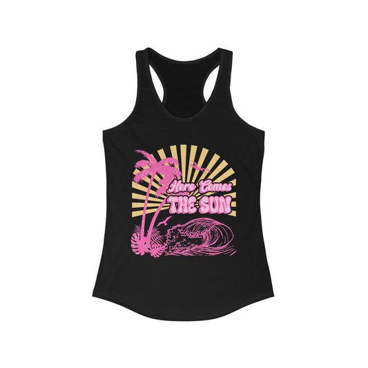 Here Comes The Sun Women's Ideal Racerback Tank