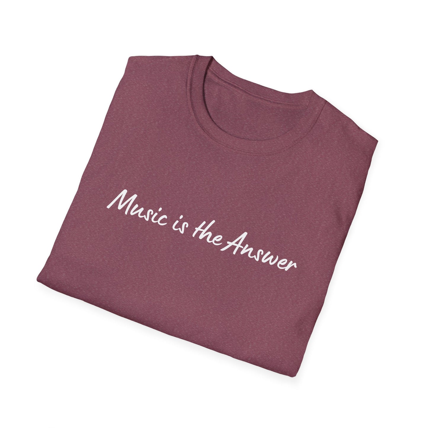 Music Is The Answer Softstyle T-Shirt