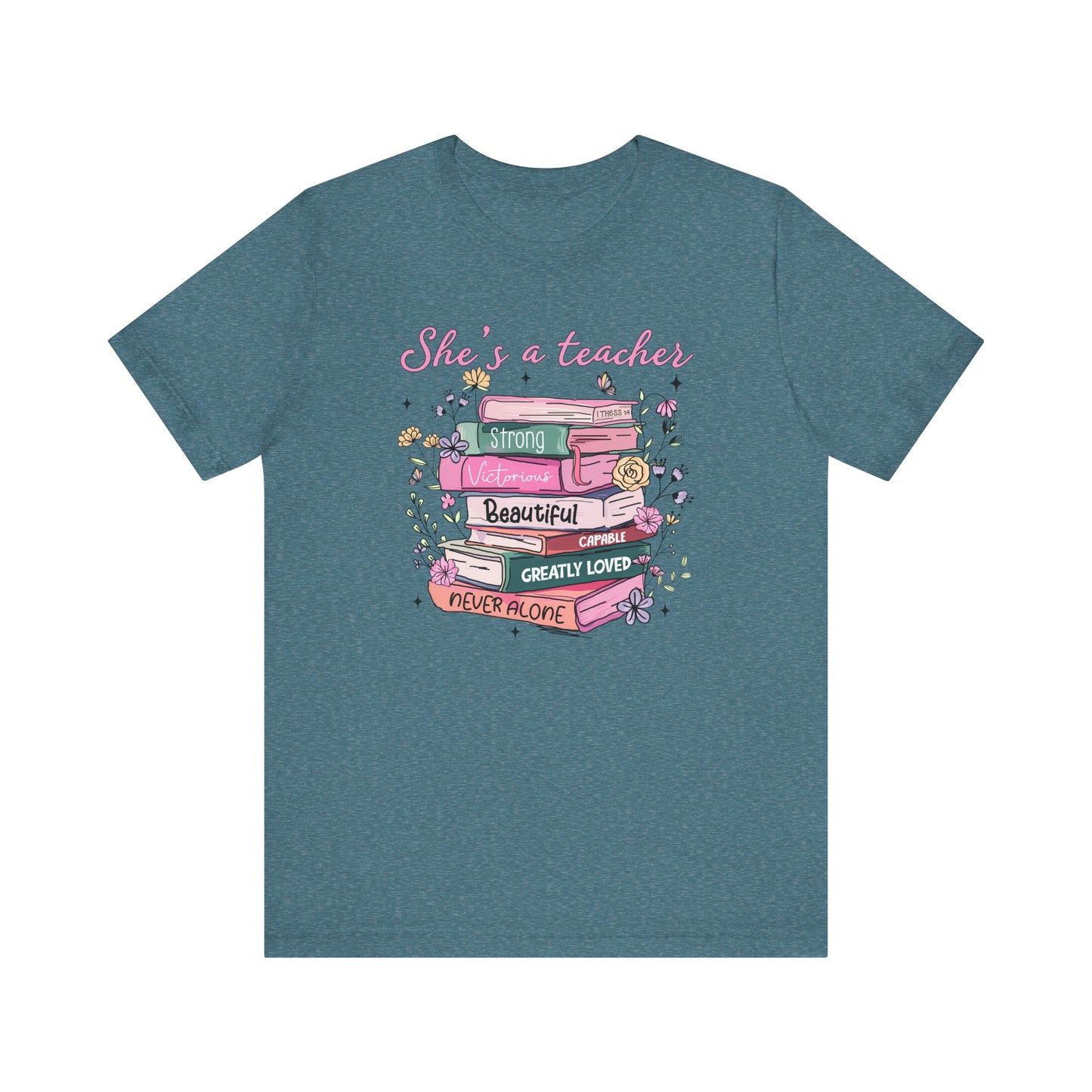 She’s A Teacher Jersey Short Sleeve Tee