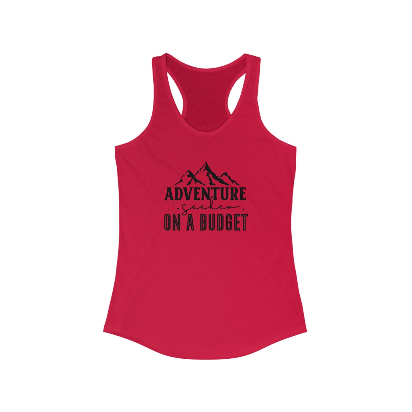 Adventure Seeker On A Budget Women's Ideal Racerback Tank