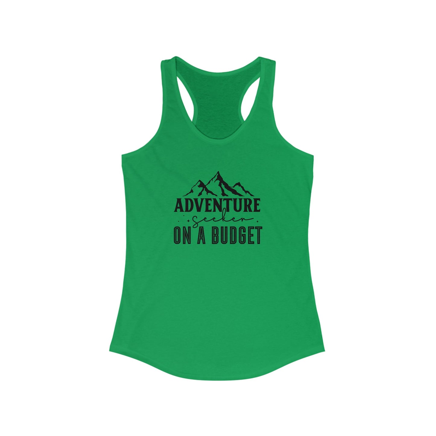 Adventure Seeker On A Budget Women's Ideal Racerback Tank
