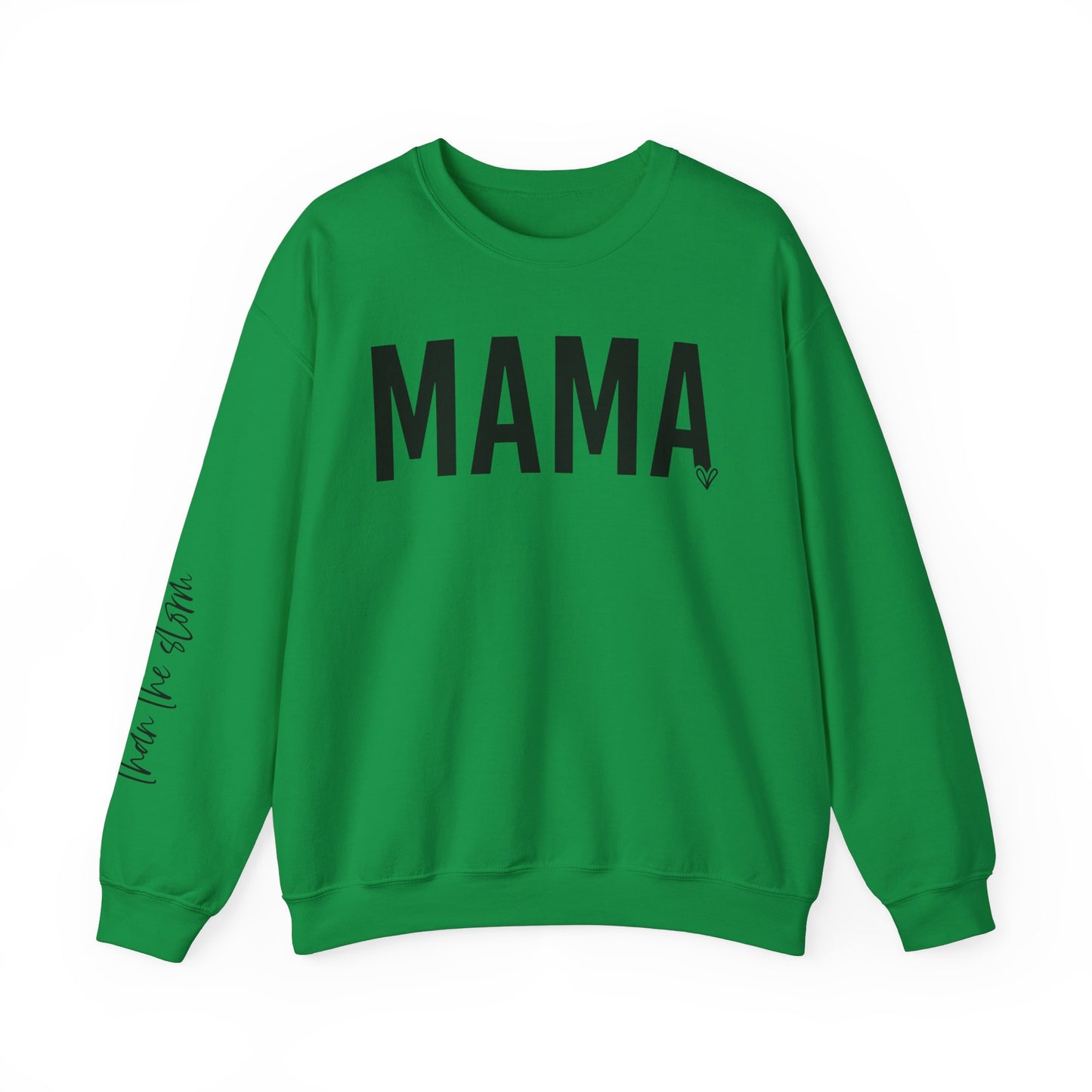 Mama Stronger Than The Storm Sleeve Heavy Blend™ Crewneck Sweatshirt