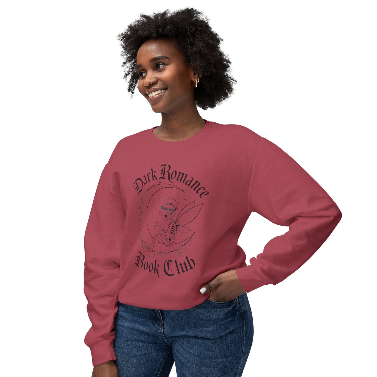 Dark Romance Book Club Lightweight Crewneck Sweatshirt