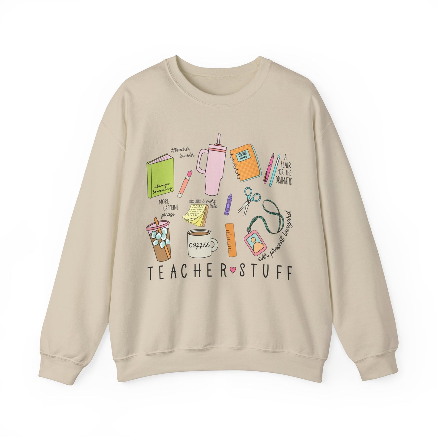 Teacher Stuff  Heavy Blend™ Crewneck Sweatshirt