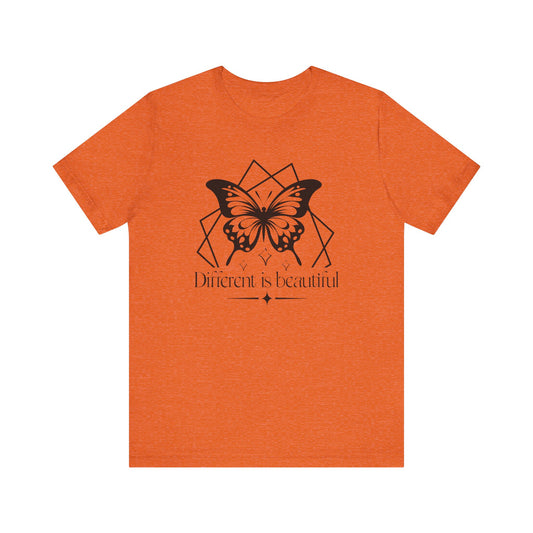 Different Is Beautiful Jersey Short Sleeve Tee