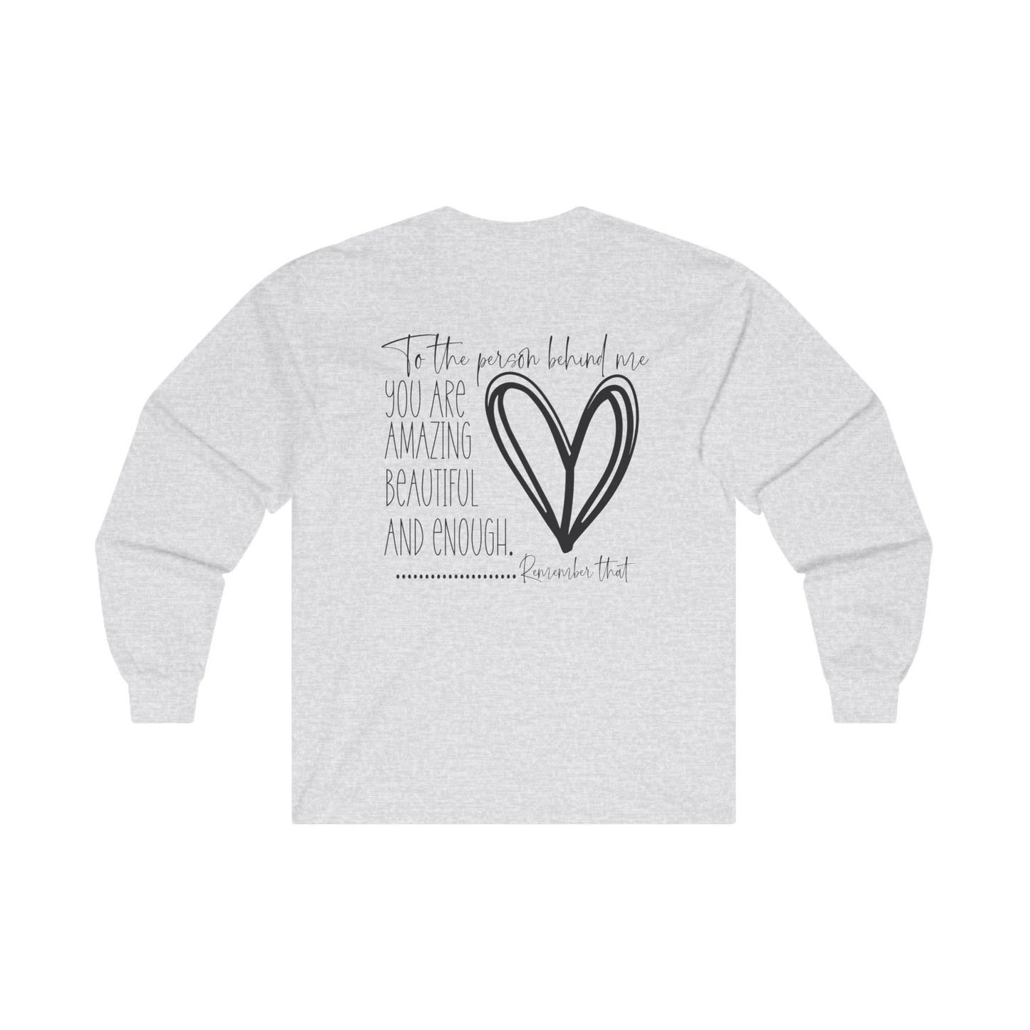 Person Behind Me Ultra Cotton Long Sleeve Tee