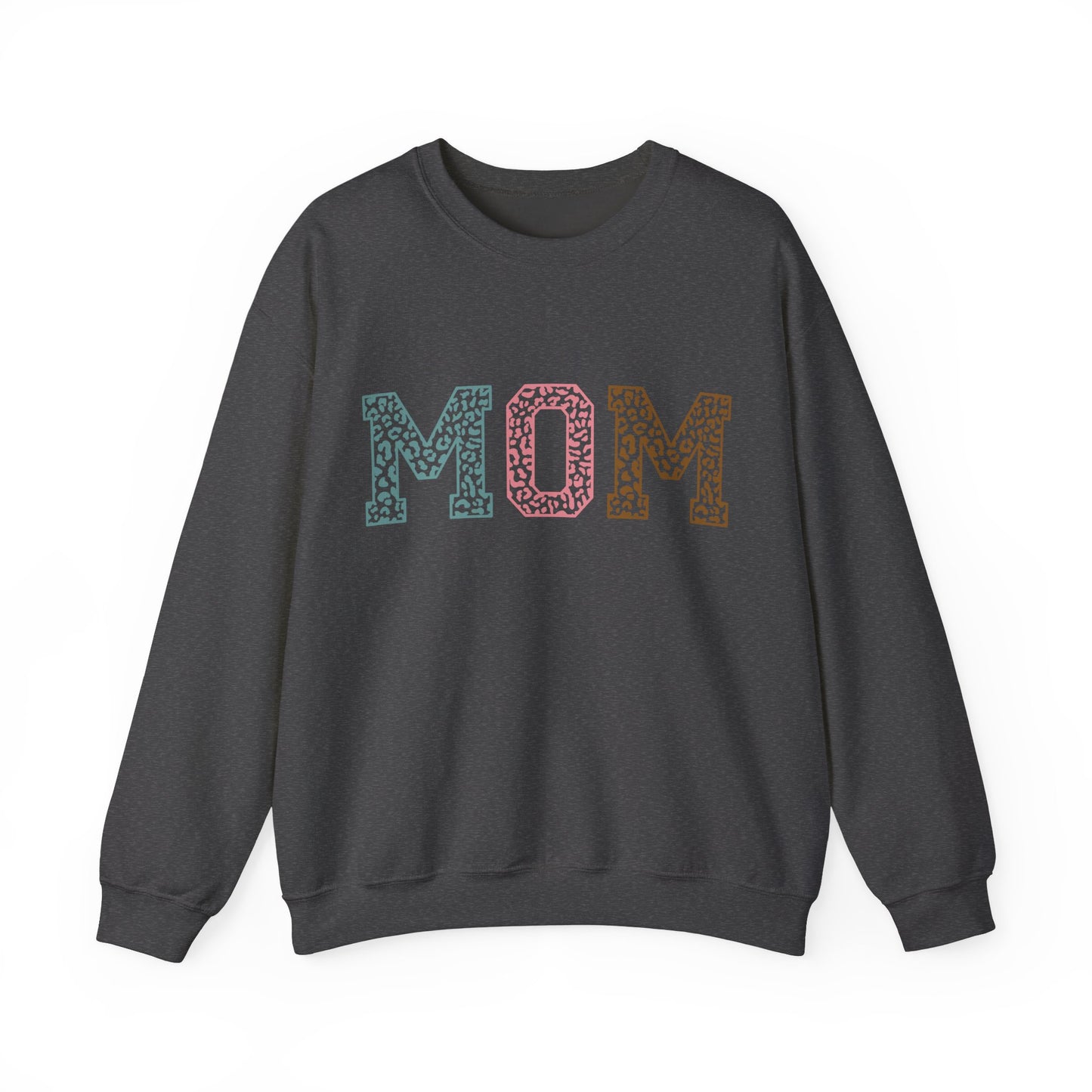 Leopard MOM Heavy Blend™ Crewneck Sweatshirt