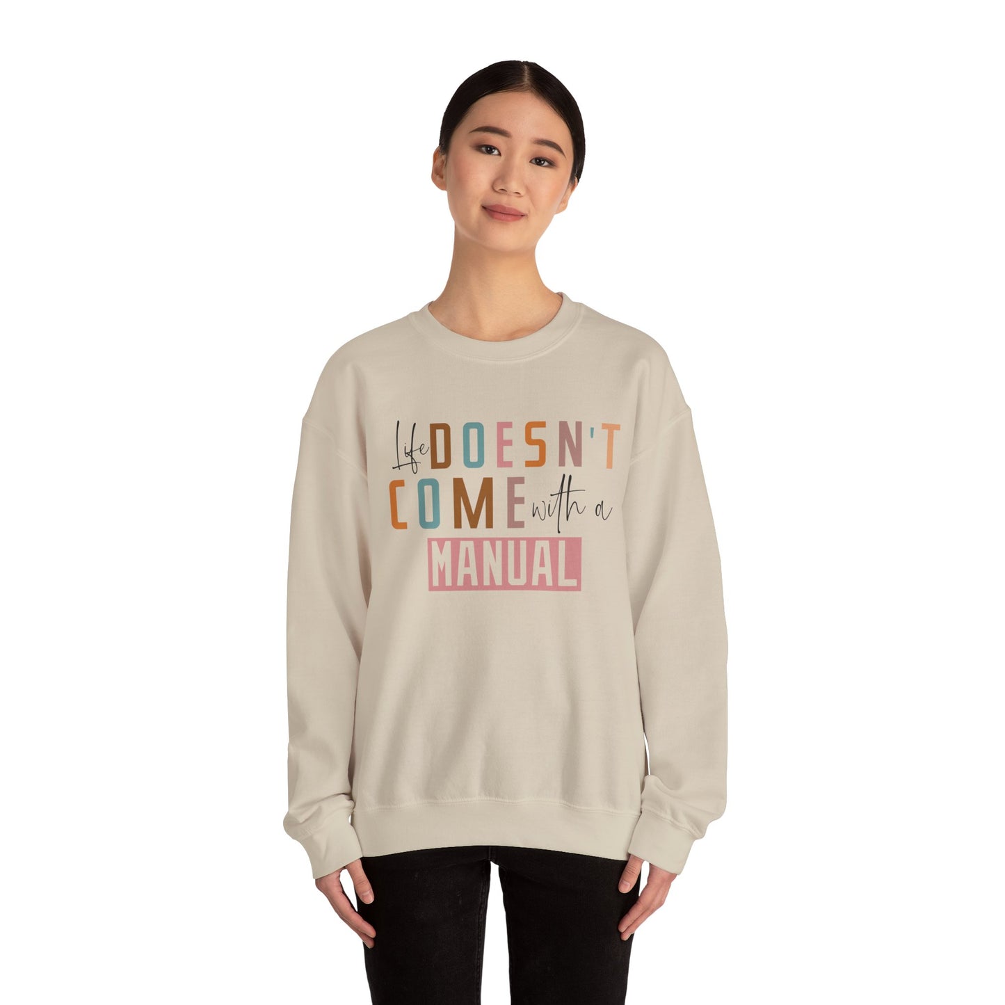Life Doesn’t Come With A Manual Heavy Blend™ Crewneck Sweatshirt