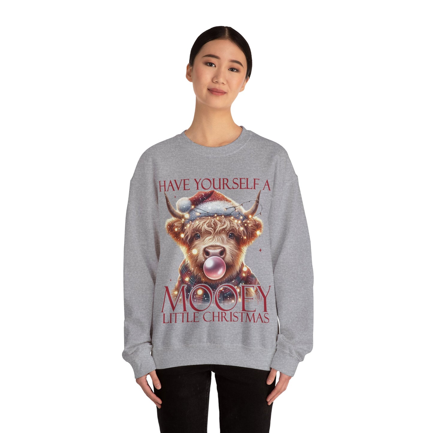 Mooey Little Christmas Heavy Blend™ Crewneck Sweatshirt