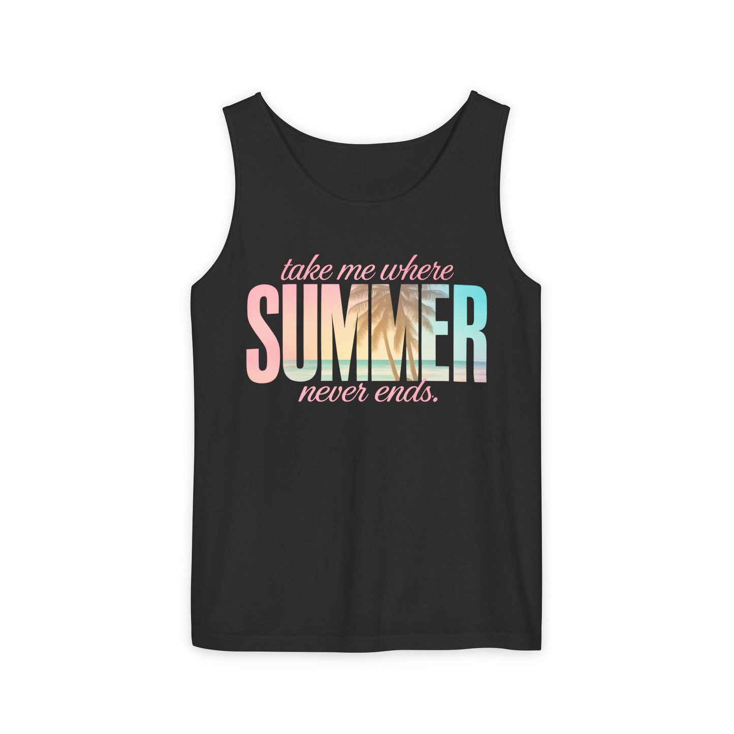 Summer Never Ends Garment-Dyed Tank Top