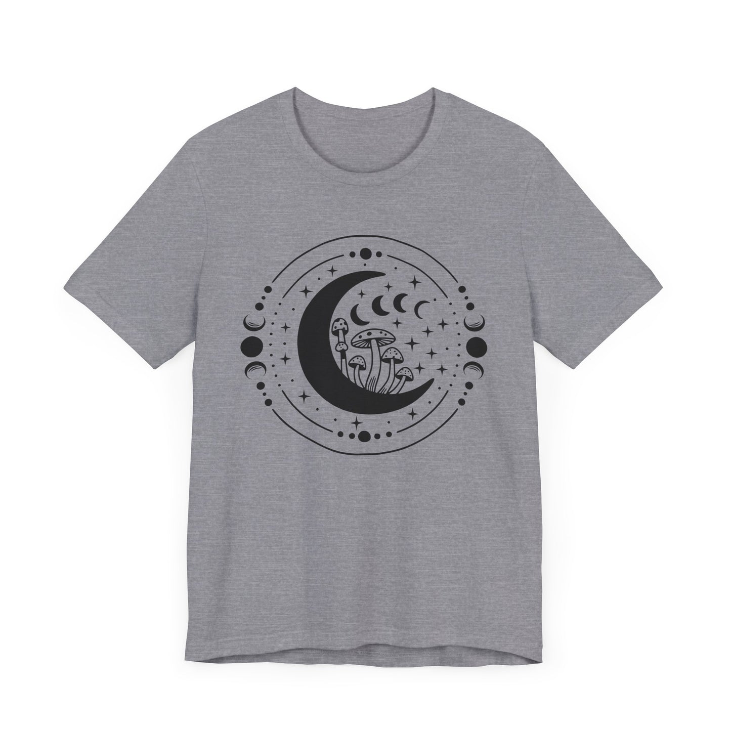 Moon and Mushroom Jersey Short Sleeve Tee