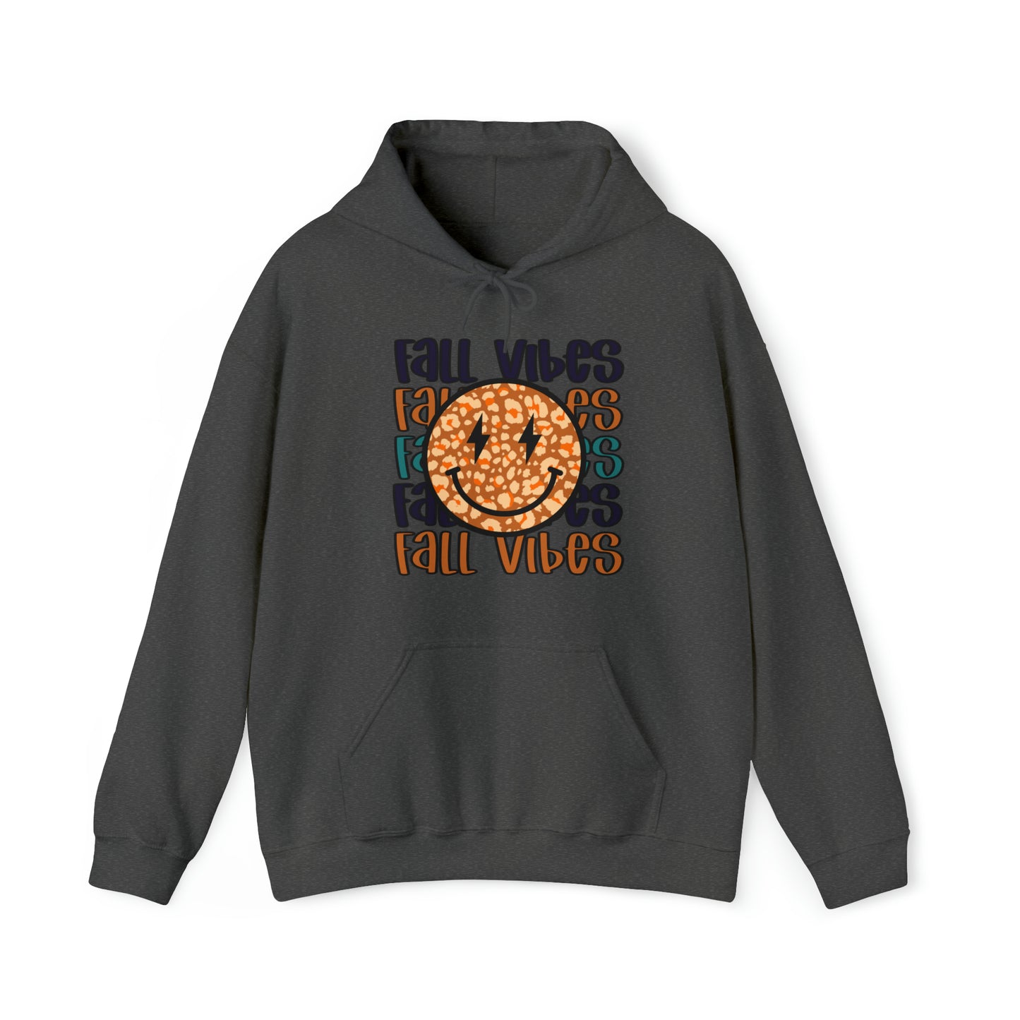 Fall Vibes Smile Heavy Blend™ Hooded Sweatshirt