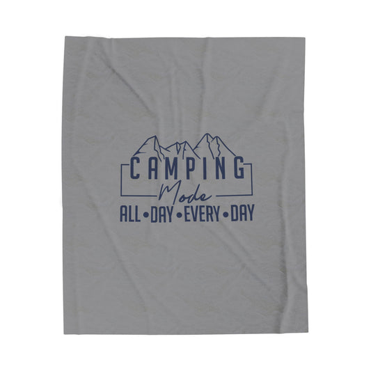 Camping Mode Velveteen Plush Blanket