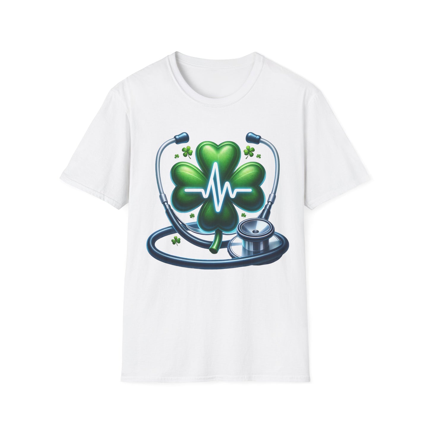 Stethoscope Clover Softstyle T-Shirt