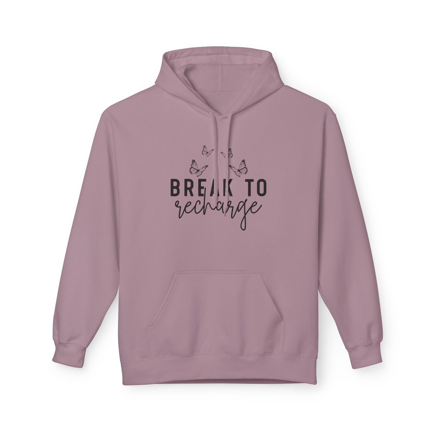 Break To Recharge Midweight Softstyle Fleece Hoodie
