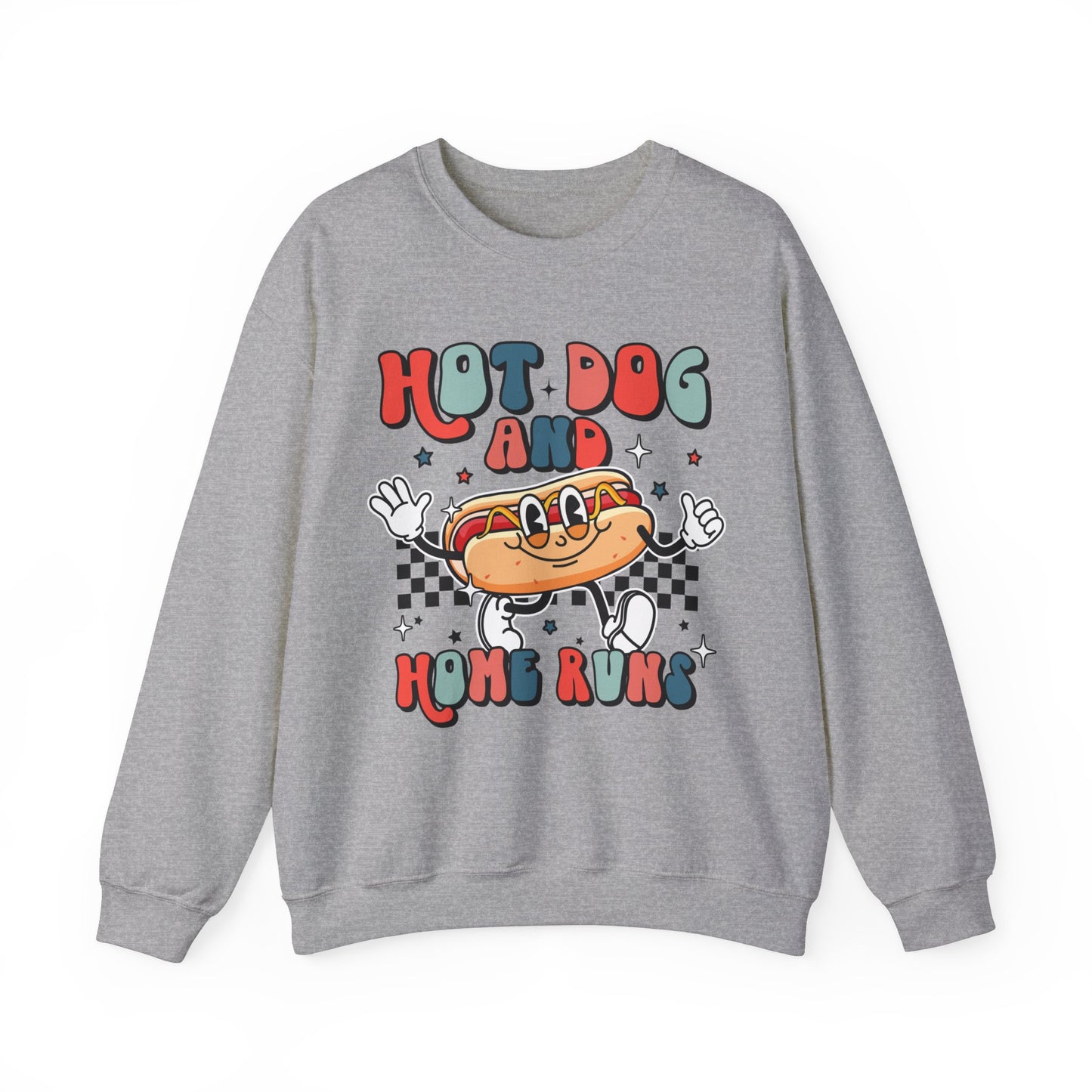 Hot Dogs and Home Runs Heavy Blend™ Crewneck Sweatshirt