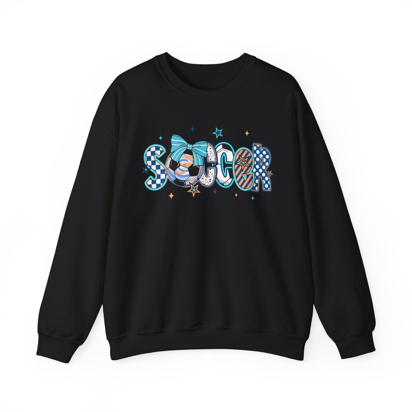 Doodle Soccer Heavy Blend™ Crewneck Sweatshirt