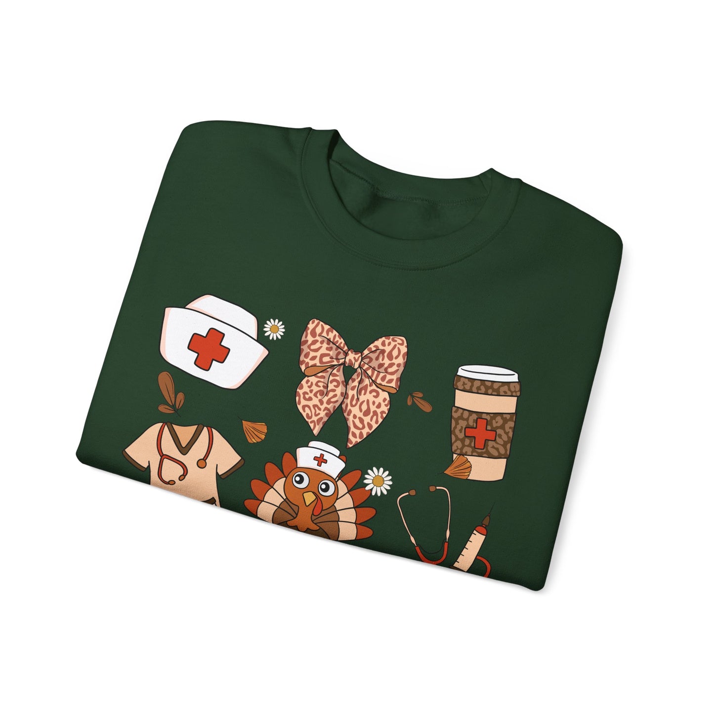 Nurse Turkey Heavy Blend™ Crewneck Sweatshirt
