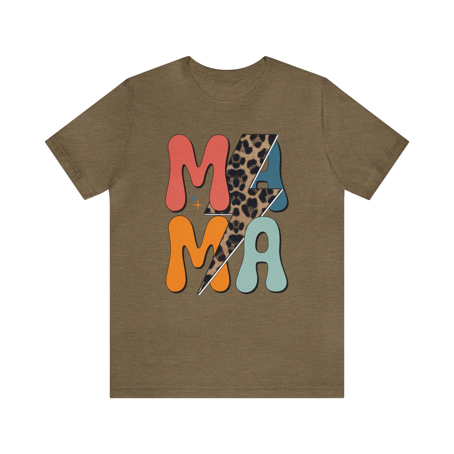 Leopard Lightning Bolt Mama