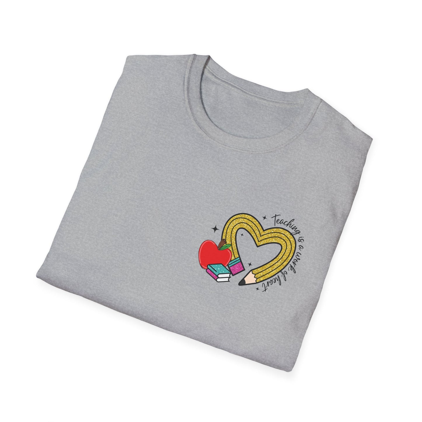 Teaching is a Work of the Heart Softstyle T-Shirt
