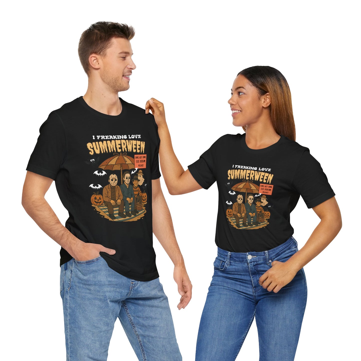 I Freaking Love Summerween Jersey Short Sleeve Tee