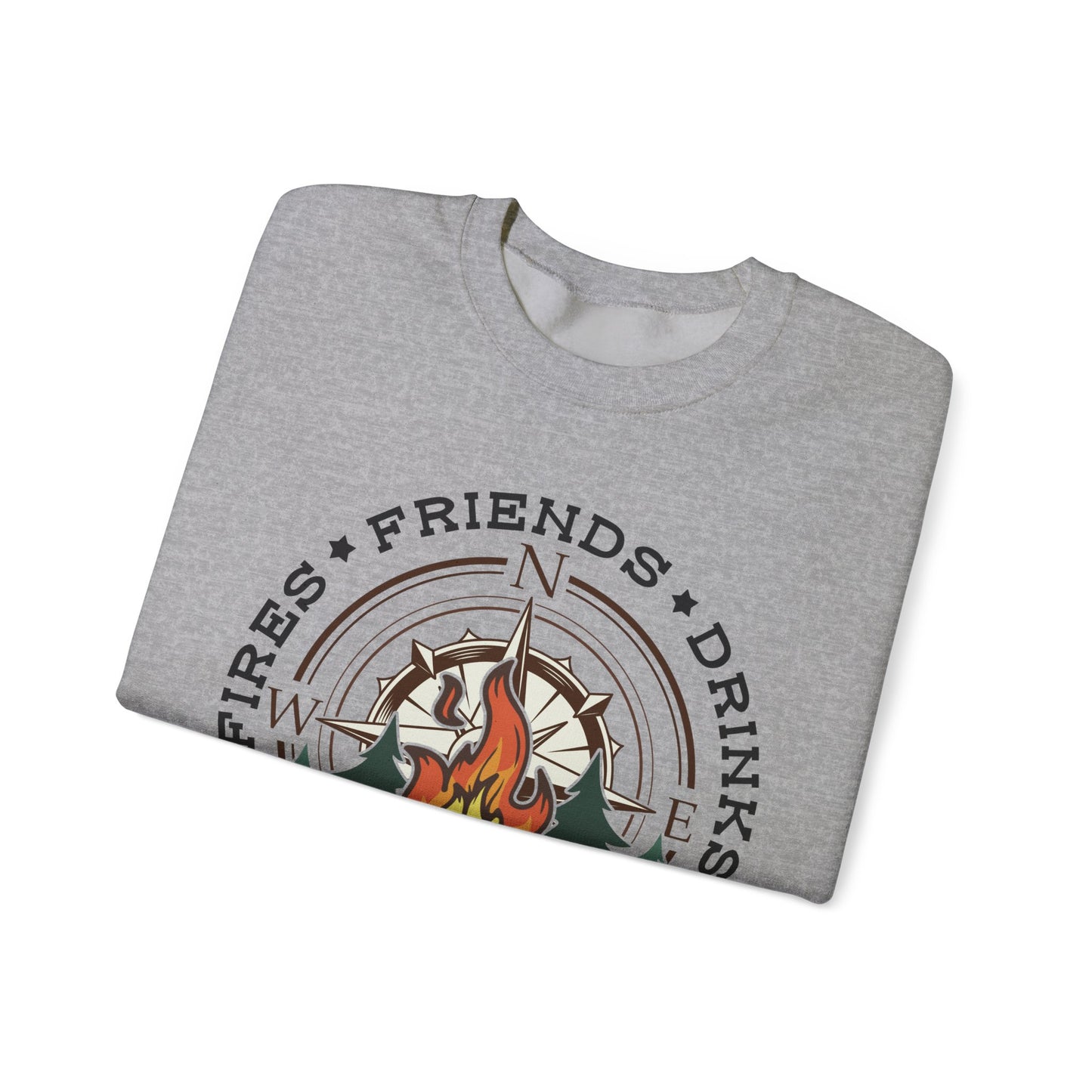 Camping Crew Heavy Blend™ Crewneck Sweatshirt