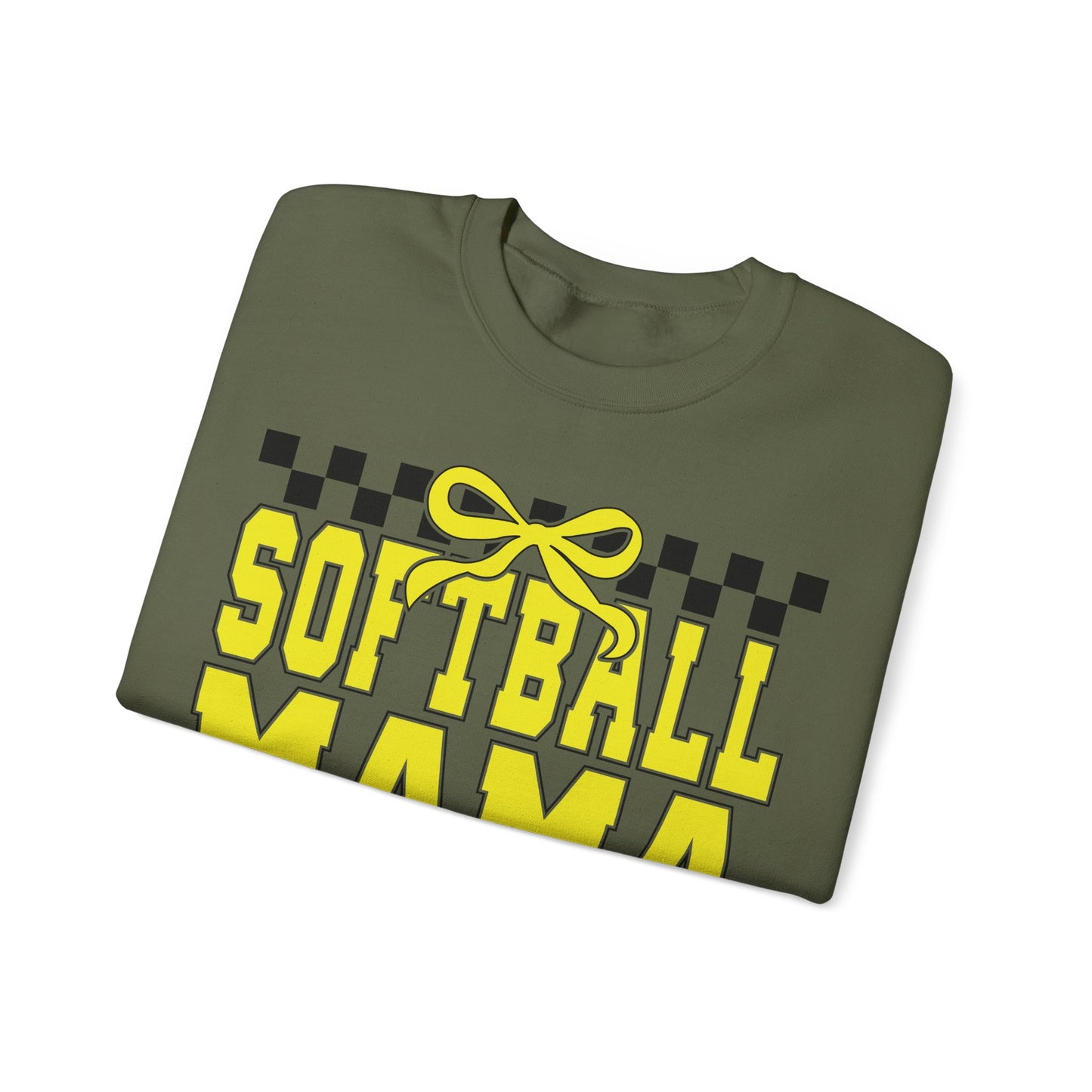 Softball Mama Heavy Blend™ Crewneck Sweatshirt