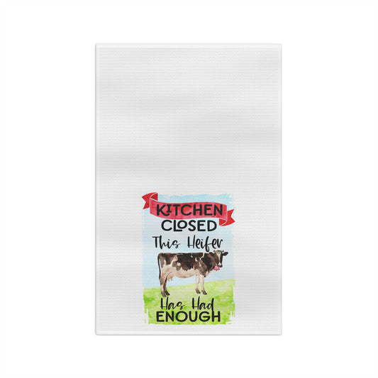 Kitchen Closed Soft Tea Towel