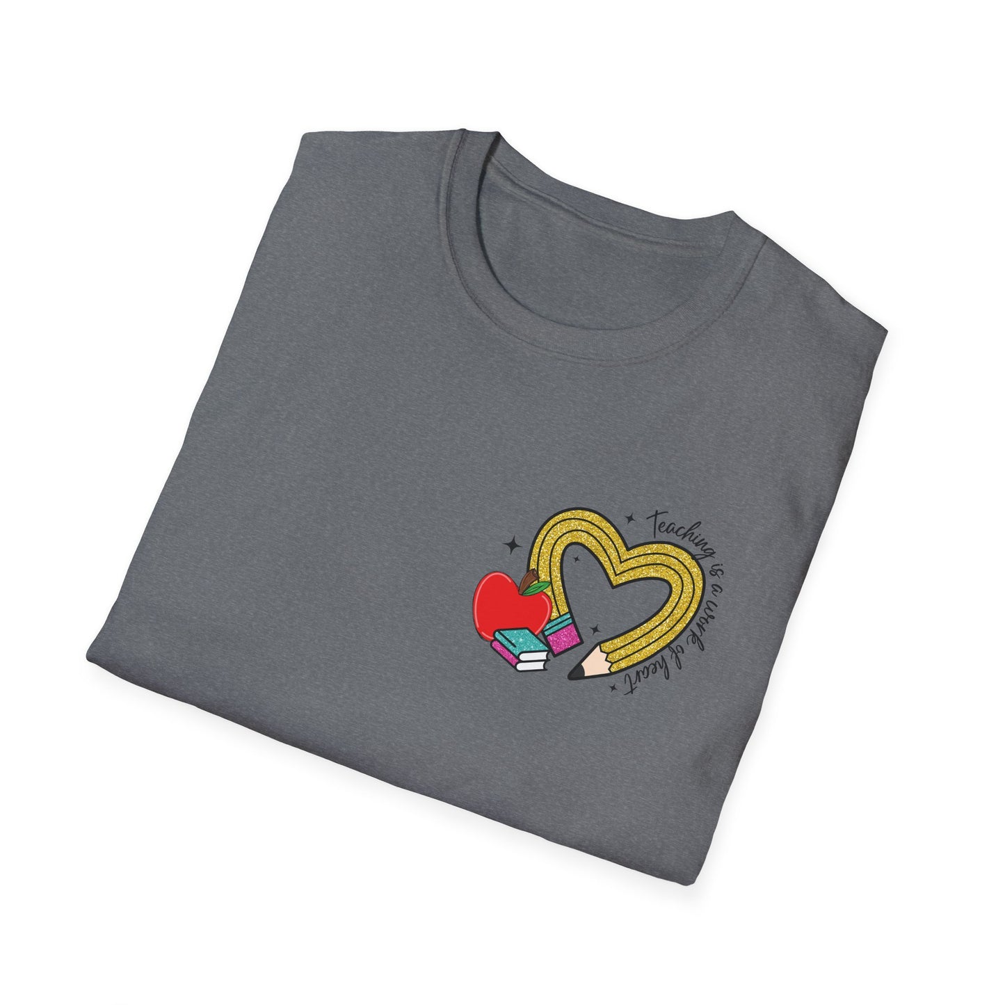 Teaching is a Work of the Heart Softstyle T-Shirt