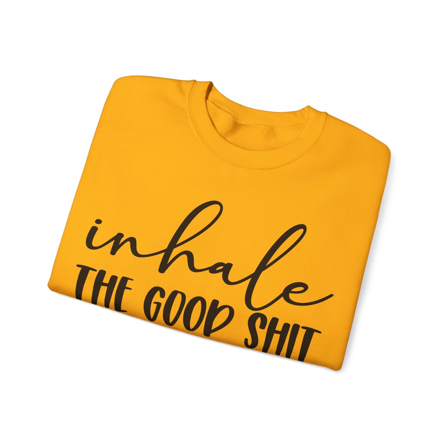 Inhale Exhale Heavy Blend™ Crewneck Sweatshirt