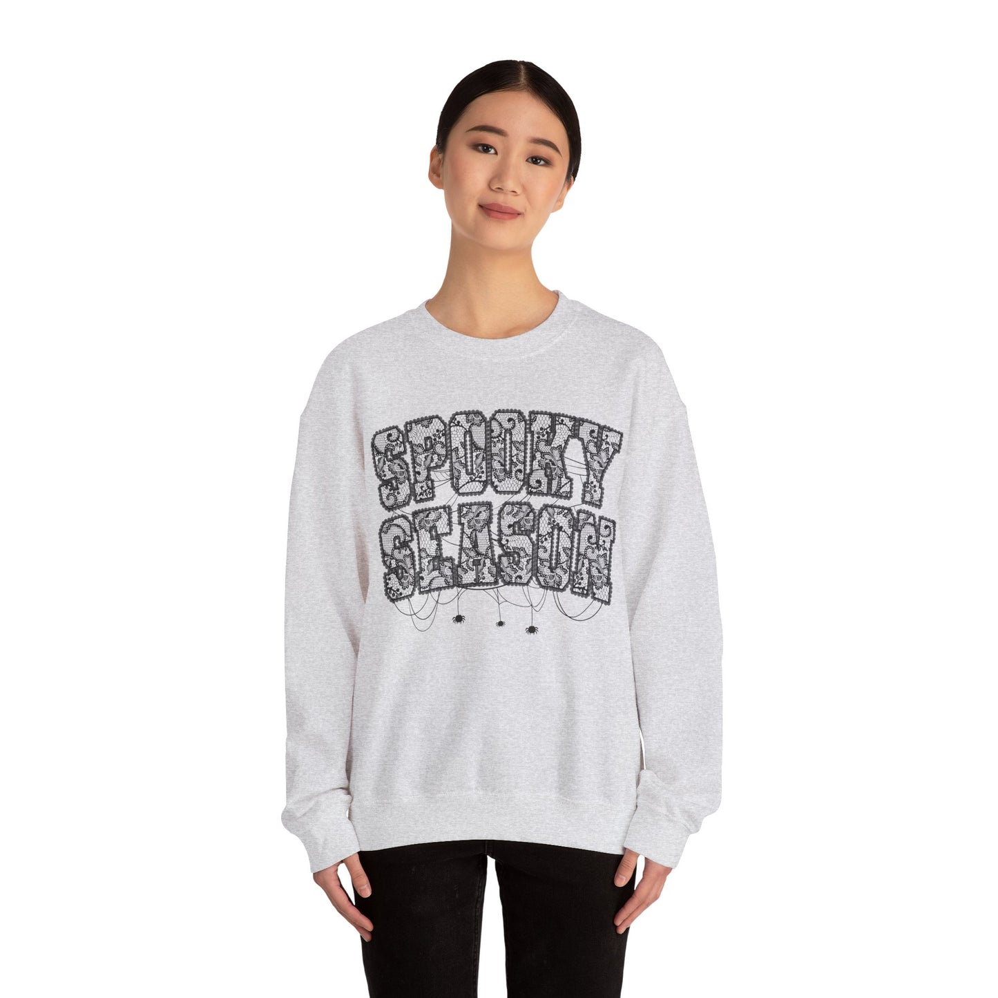 Lace Spooky Season Heavy Blend™ Crewneck Sweatshirt