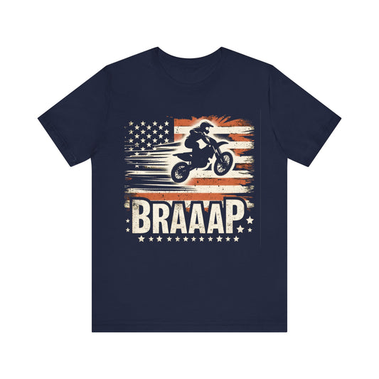 Braaap Flag Jersey Short Sleeve Tee