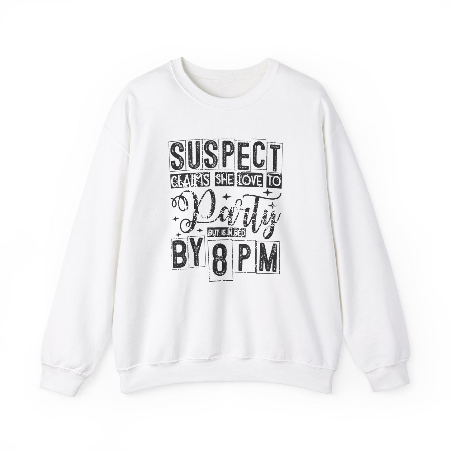 Suspect Claim To Love To Party Heavy Blend™ Crewneck Sweatshirt