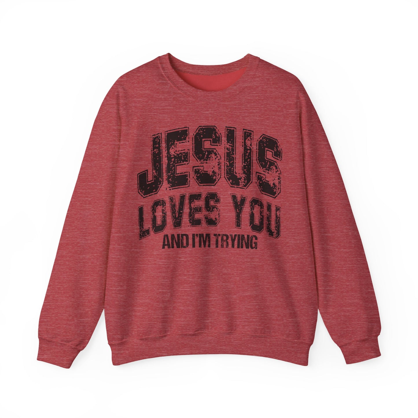 Im Trying Heavy Blend™ Crewneck Sweatshirt