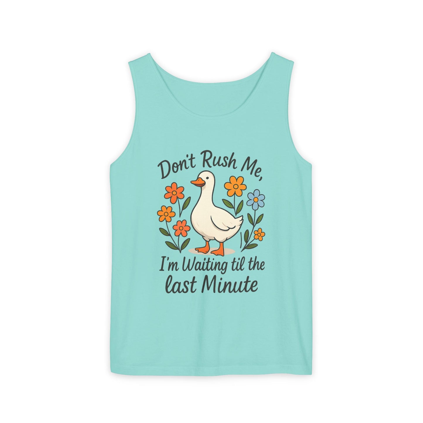 Dot Rush Me  Garment-Dyed Tank Top