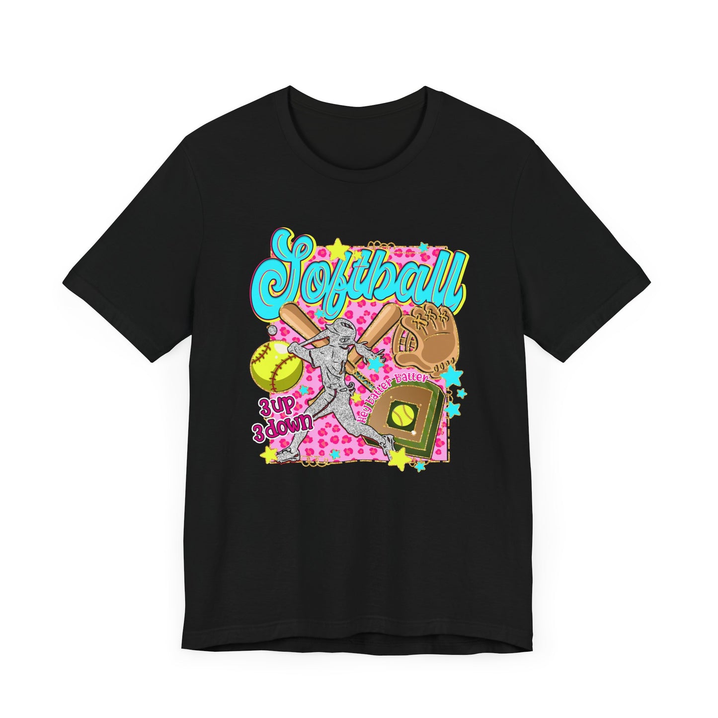 Retro Softball Jersey Short Sleeve Tee