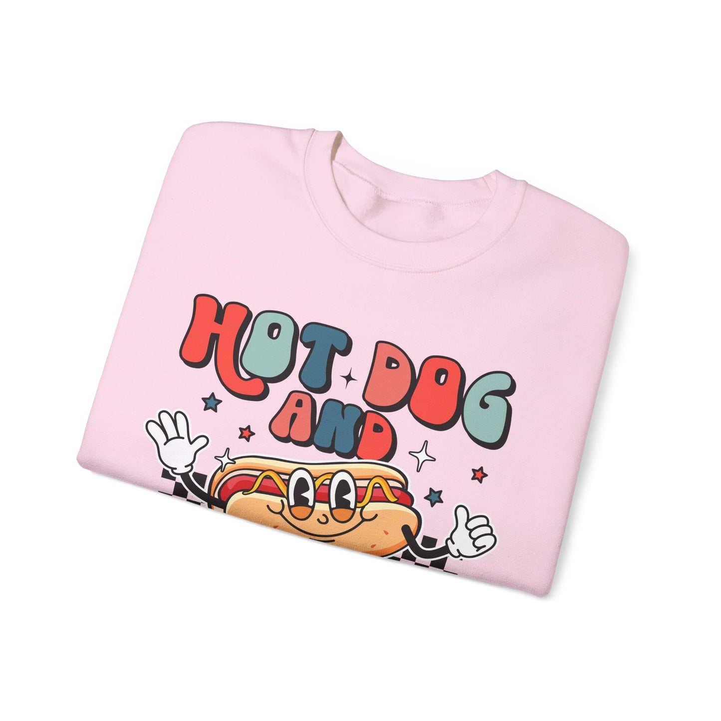 Hot Dogs and Home Runs Heavy Blend™ Crewneck Sweatshirt