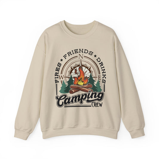 Camping Crew Heavy Blend™ Crewneck Sweatshirt