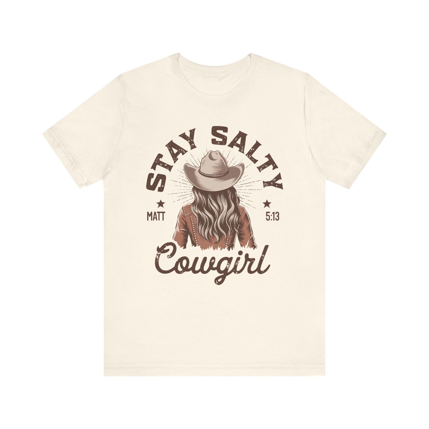 Stay Salty Cowgirl Jersey Short Sleeve Tee