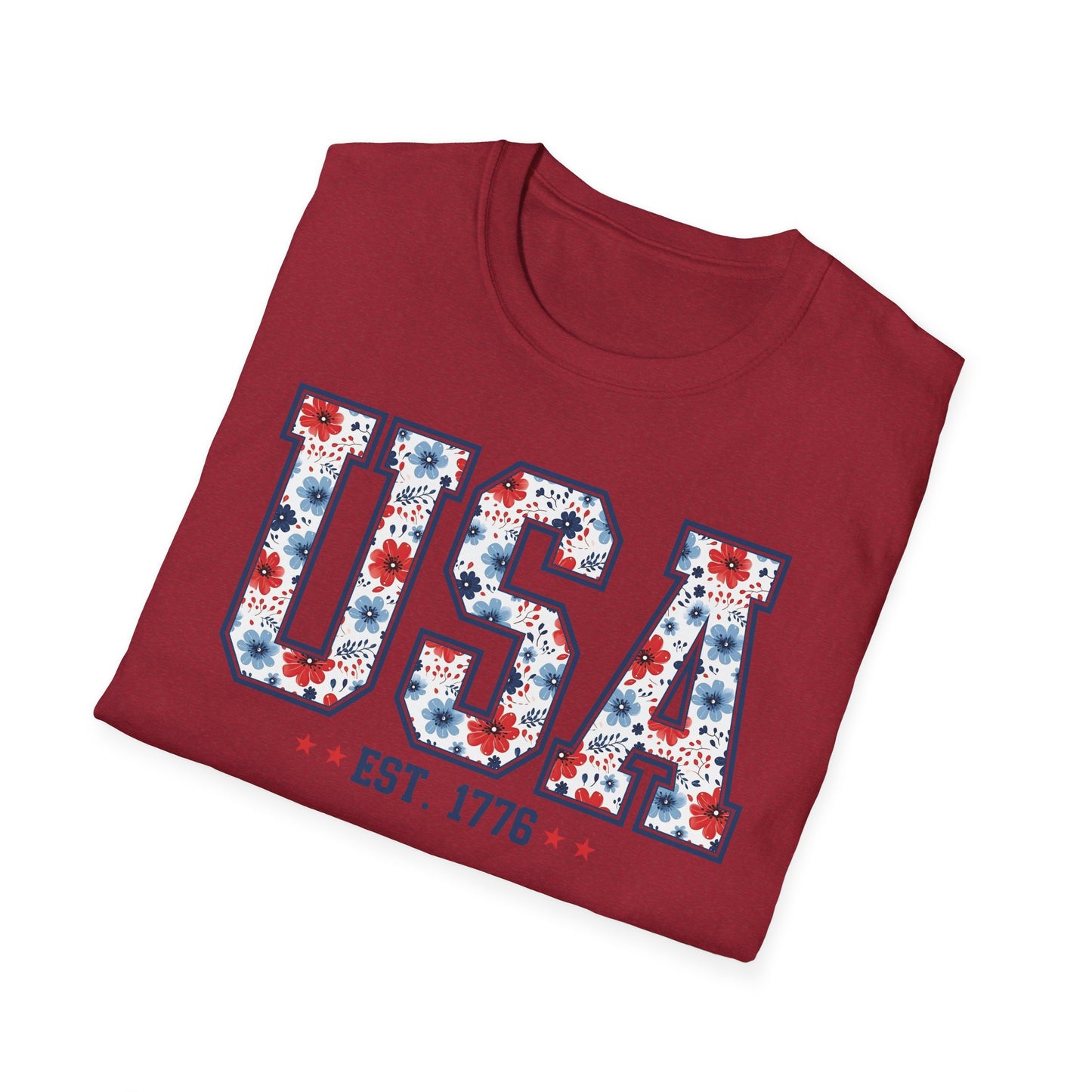 USA EST 1776 Softstyle T-Shirt