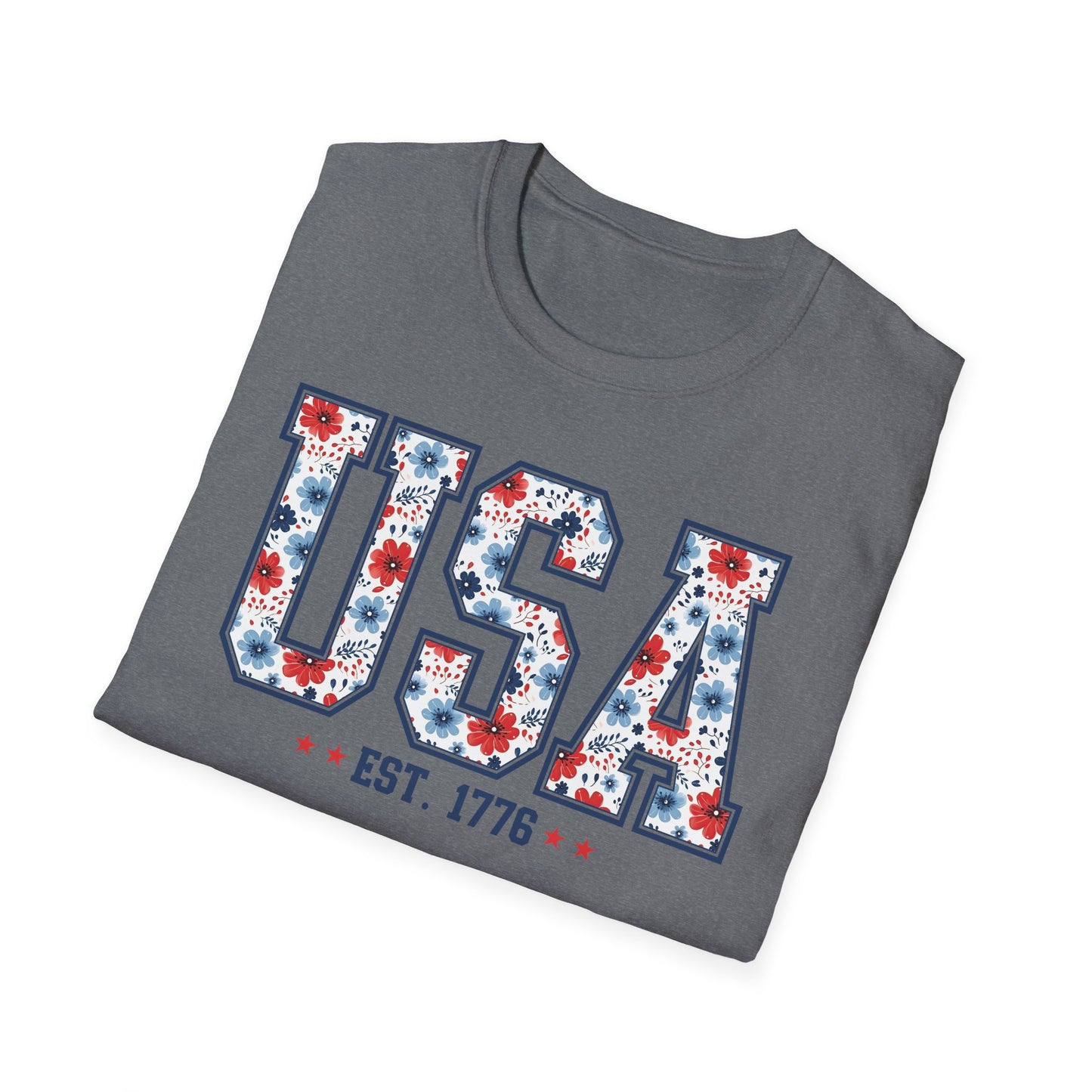 USA EST 1776 Softstyle T-Shirt