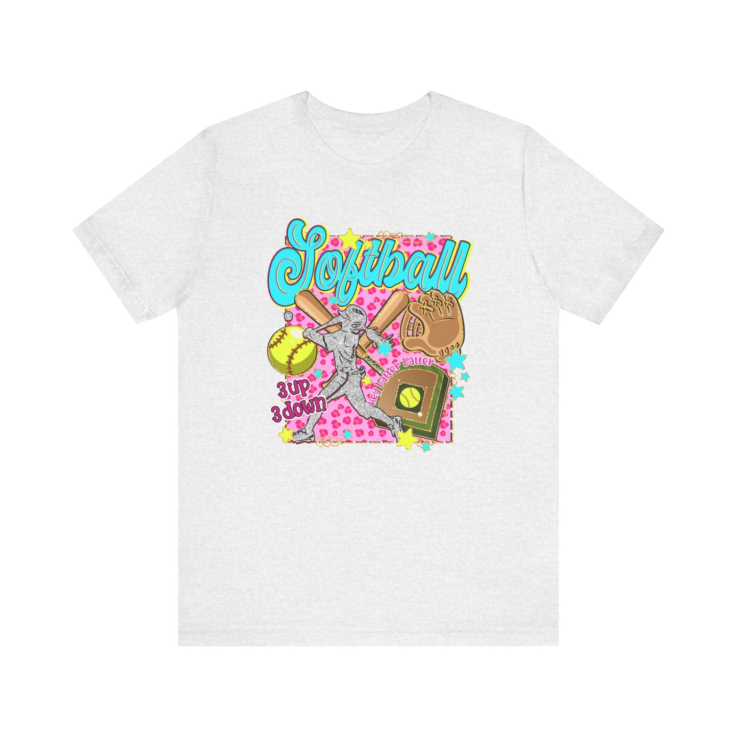 Retro Softball Jersey Short Sleeve Tee