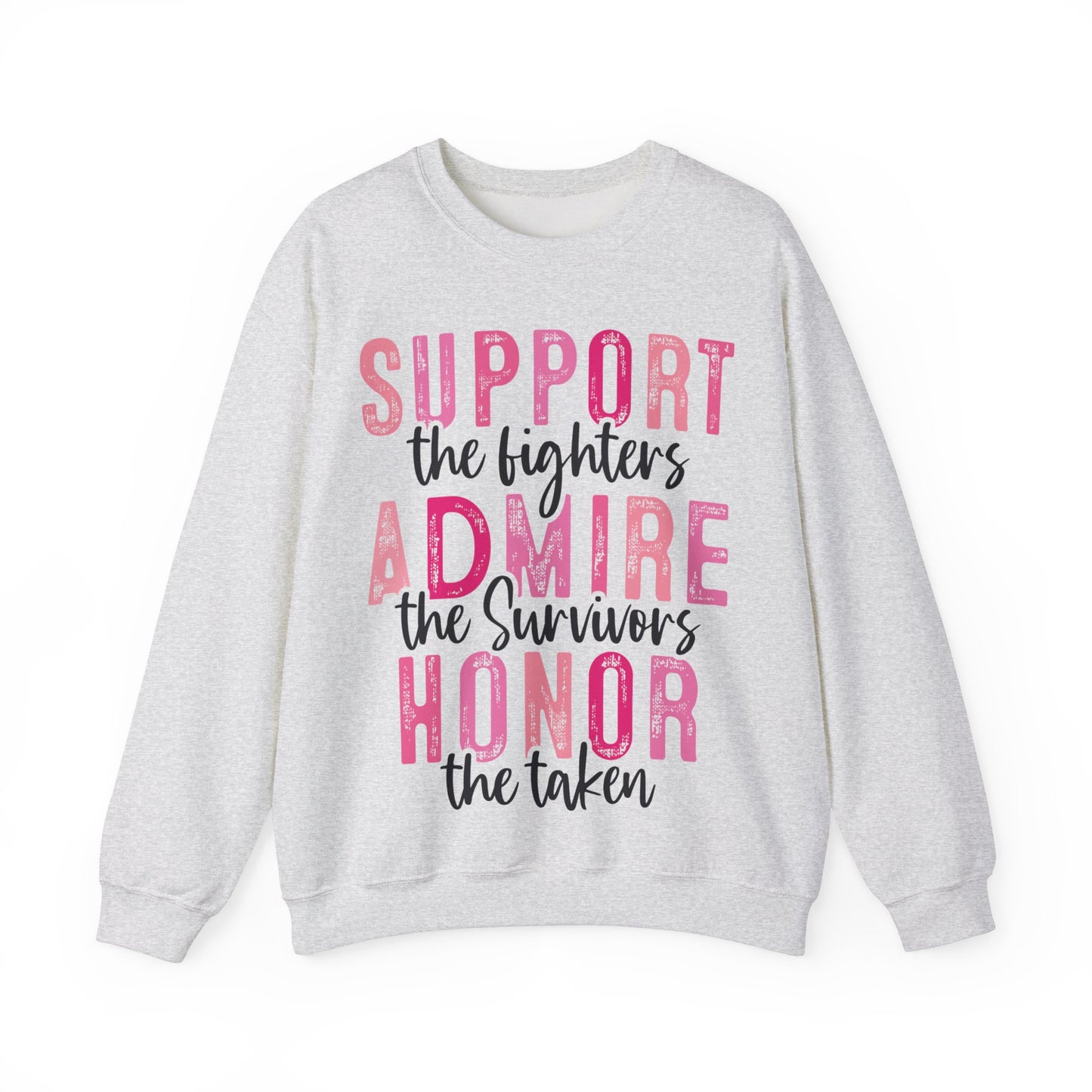 Pink Support Admire Honor Heavy Blend™ Crewneck Sweatshirt