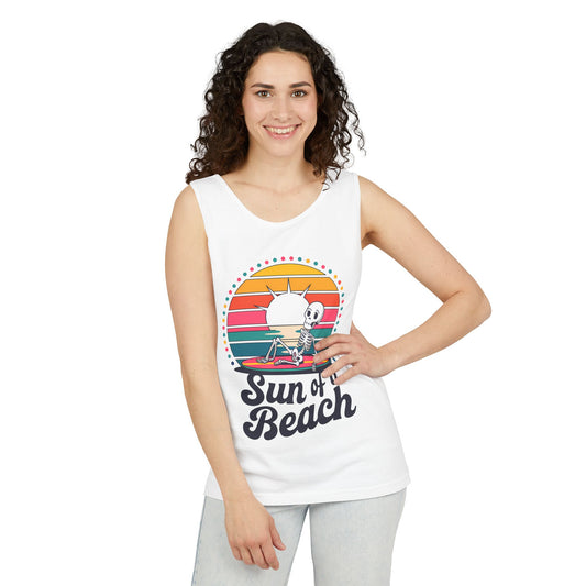 Sun Of A Beach Garment-Dyed Tank Top