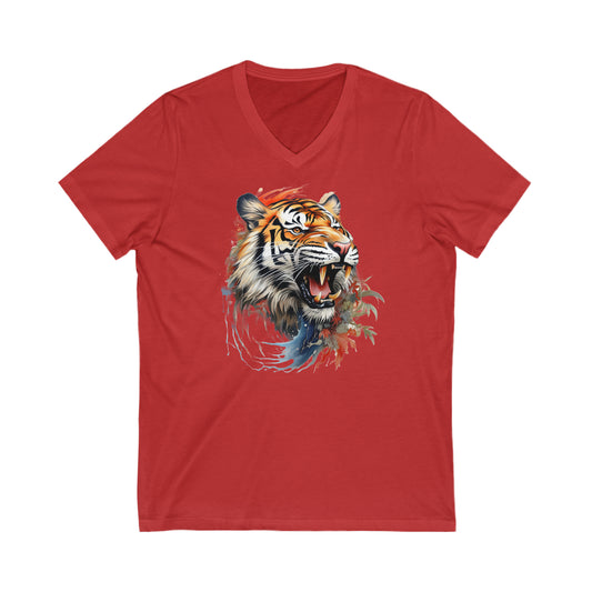 Water Tiger V-Neck Tee