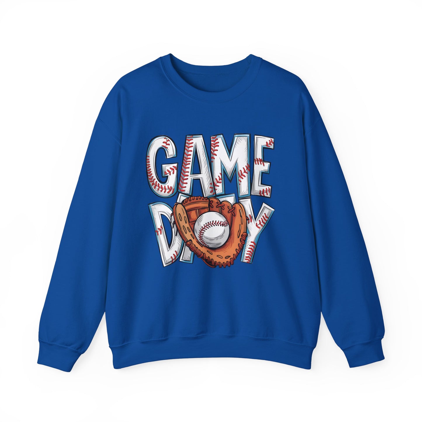 Baseball Game Day Heavy Blend™ Crewneck Sweatshirt
