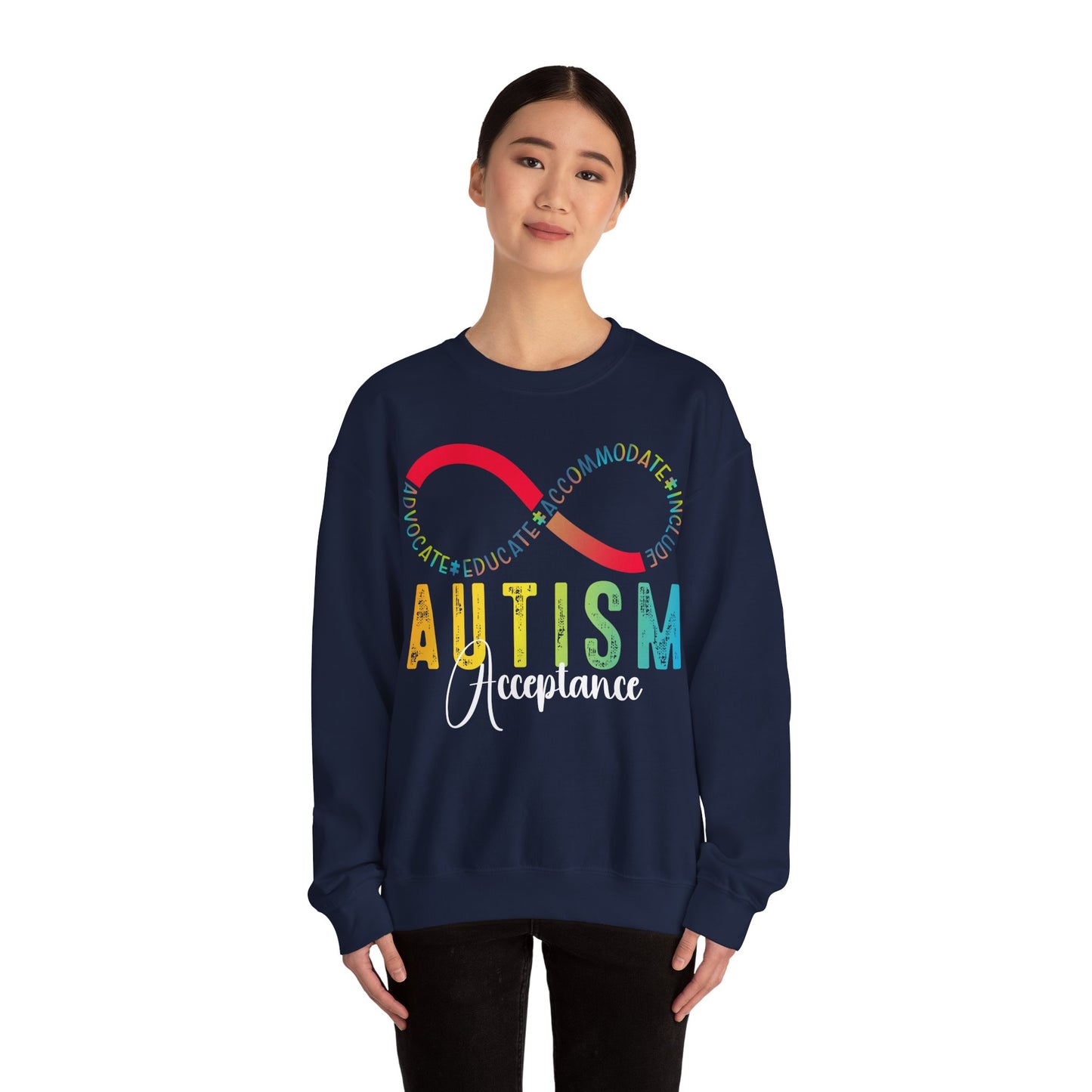 Autism Acceptance Heavy Blend™ Crewneck Sweatshirt