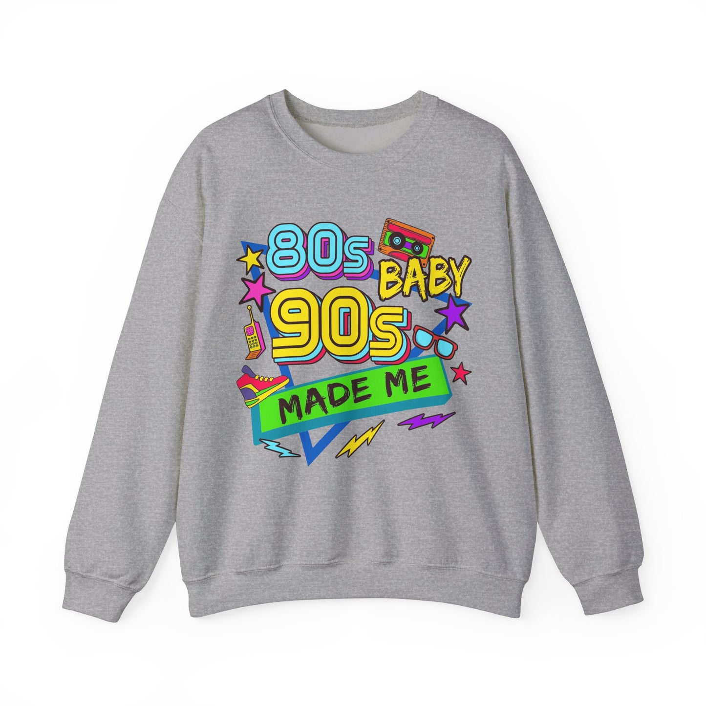 80s Baby 90s Made Me Heavy Blend™ Crewneck Sweatshirt