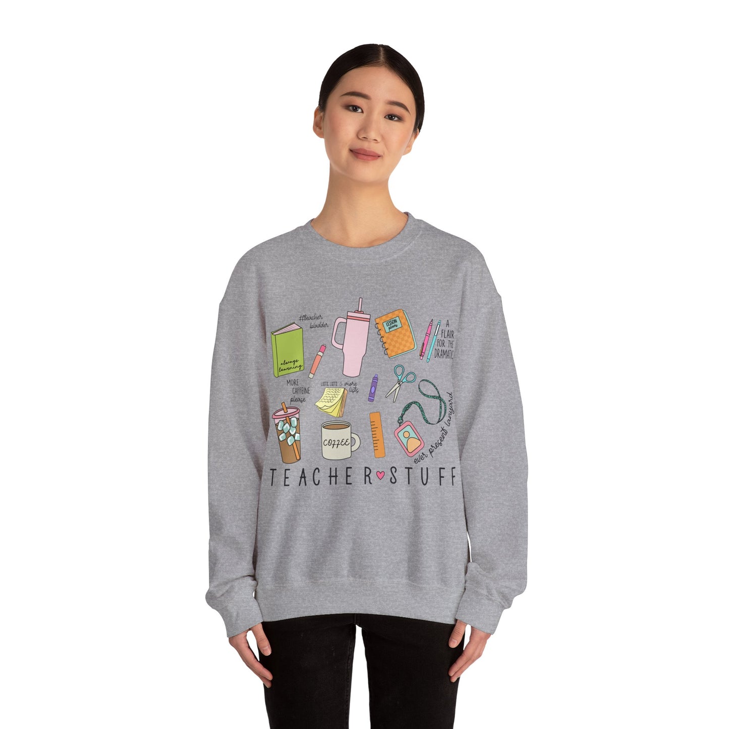Teacher Stuff  Heavy Blend™ Crewneck Sweatshirt